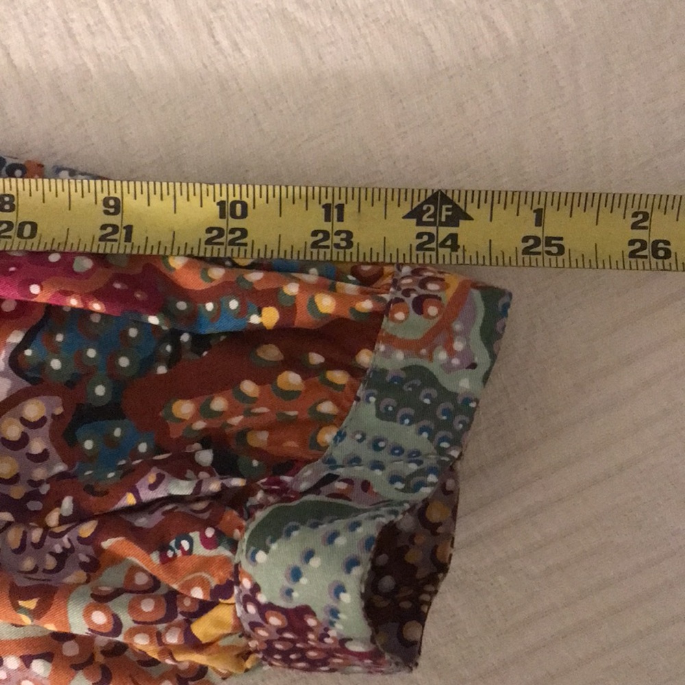 New Kika Vargas for Target Floral Print Mini Dress Long Sleeves 1X Plus - Picture 17 of 17